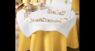 Tafelkleed kit Bloemen - Vervaco - PN-0013203