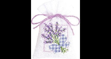 Vervaco - Kruidenzakje kit - Lavendeltakjes met strikje - PN-0143682 - Borduren - Borduurpakket - Borduurpakket volwassenen - Borduurpakket kind