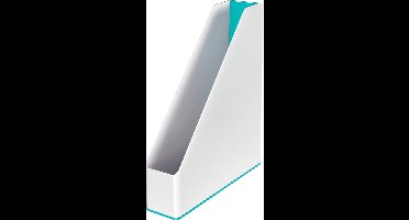 Leitz WOW Tijdschriftencassette Wit/IJsblauw