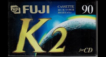FUJI K2 Audio Tape Cassette IEC II / Type II / High (CrO2) 90 minuten