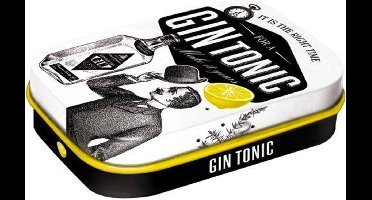 Gin Tonic - Pepermunt Doosje mint box 4 x 6 cm