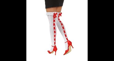 Rubie's Panty Verpleegster Dames Wit/rood One Size