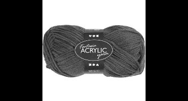 Grijs acryl garen 80 meter