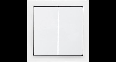 ABB Busch-Jaeger Friends of Hue - Lichtschakelaar 6716 UJ-84 Verkeerswit glanzend