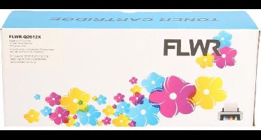FLWR - Toner / 12X / Zwart - Geschikt voor HP