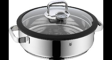 WMF Vitalis - Stoom- en Braadpan - Ø 28 cm - RVS - Met Deksel - Geschikt voor Inductie