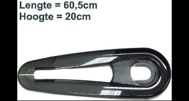 Voorzetscherm Axa Slicer 26" - smoke (winkelverpakking)