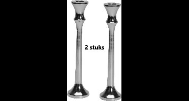Kanderlaar metaal - Zilver - 2 stuks - 26 cm - Per 2 stuks
