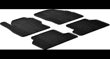 Gledring Rubbermatten passend voor Ford Focus II 2005-2011 (T profiel 4-delig + montageclips)