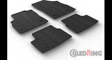 Gledring Rubbermatten passend voor Opel Astra K 5 deurs & Sportstourer 6/2015- (handgeschakeld) (T profiel 4-delig + montageclips)