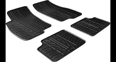 Gledring Rubbermatten passend voor Fiat Grande Punto 2005- (T profiel 4-delig)