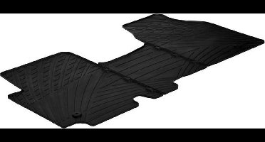 Gledring Rubbermatten passend voor Renault Traffic / Opel Vivaro 2001-2014 (TK profiel 3-delig + montageclips)