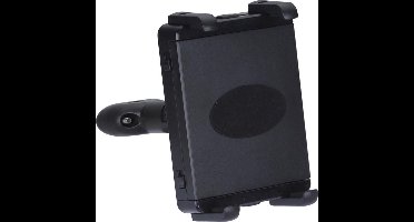 HR Richter Headrest Tablet Holder Universeel 105- 205mm - Zwart