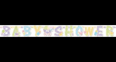 Geboorte Letterslinger Baby Shower 2m