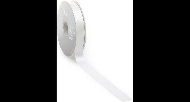 Satijn lint 3 mm wit op rol van 50 meter