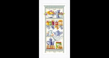 Vervaco - Telpakket kit - Fraaie keukenkast - PN-0021710 - Borduren - Borduurpakket - Borduurpakket volwassenen