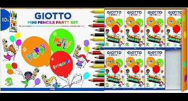 FILA 312000 PARTY SET 10X6 GIOTTO MINI PENCILS
