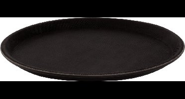 Mammoet - Easy - Dienblad - Rond - Antislip - ø 36 cm - Zwart - Polypropyleen