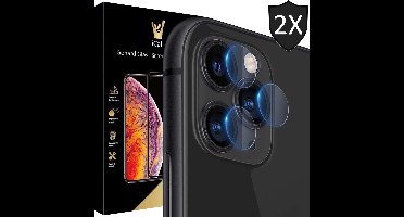 Camera Screenprotector geschikt voor iPhone 11 Pro - 2x Glas Screen Protector