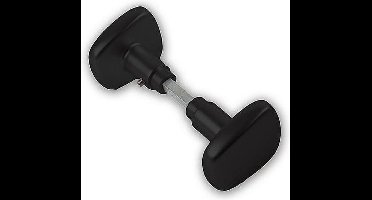 DX Deurknop trapeziummodel zwart