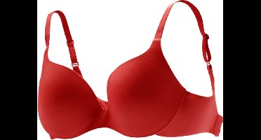 Royal Lounge Junky Royal Fit scarlet red padded bra scarlet red - voorgevormde bh Maat: 90B