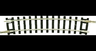 N Fleischmann rails (zonder ballastbed) 22235 Gebogen rails 15 ° 261.8 mm 12 stuk(s)