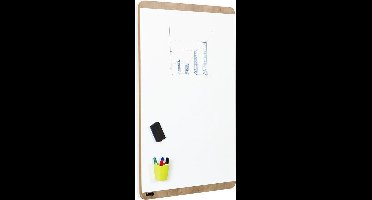 Rocada Natural magnetisch whiteboard 75x115 cm - Hout design