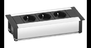 Wandcontactdoos Evoline Framedock Small zilver