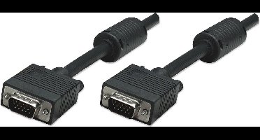 cable MANHATTAN Monitor SVGA St. > St. 7,5 m Ferritkernen [bk]