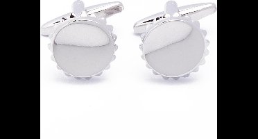 Manchetknopen - Bierdoppen Zilver