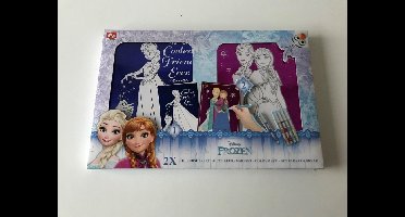 Slammer Disney Frozen Kleurset - Kleur kaarten - Knutselen - Stiften