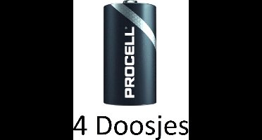 40 Stuks (4 Doosje a 10 st)  Procell Alkaline D / LR20 -