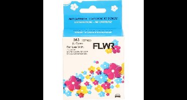 FLWR - Inktcartridge / 363 / Licht Cyaan - Geschikt voor HP