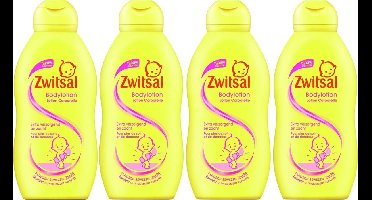 Zwitsal - Babybodylotion - Extra verzorgend & Zacht - 200ml x 4
