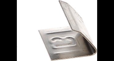 Borra voegklem RVS 25x25mm breed 30mm