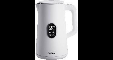 OCEAN OCKT1815DW - Waterkoker - 1650W - 1,5L - Digitaal - Wit