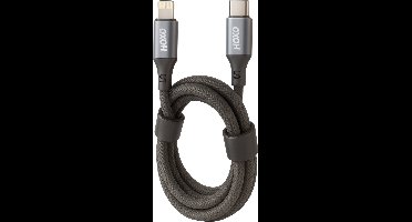USB C Kabel 27W - Geschikt voor Lightning naar USB C - USB kabel Magnetische Oprolbaar - 1 Meter - Snellader - Fast Charging