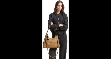 TOM TAILOR schoudertas Finna Hobo Bag Camel Lichtbruin