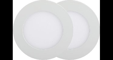 V-TAC VT-1807RD-N LED Ronde Mini Paneel - Premium Serie - IP20 - Wit - 18W - 1400 Lumen - 4000K - Set van 2