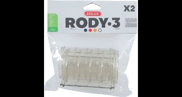 Rechte buis voor Rody3 knaagdierkooi - ZOLUX - Roylounge - 2 stuks