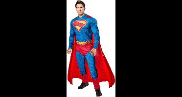 Superman Deluxe Volwassenenkostuum - Rubies - Maat S