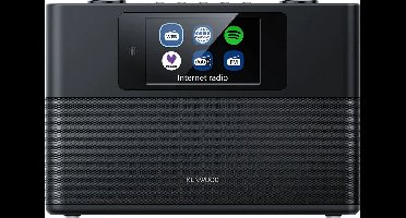 Kenwood CR-ST200S Spotify Lossless Smart Internet Radio met DAB+ - Zwart