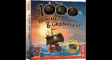 999 Games - 1000 Bommen & Granaten! - Dobbelspel - Nieuwe versie met speciale kaarten! - Kinderspel - Gezelschapsspel - Familiespel - Klein cadeautje