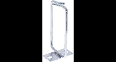 Kabeloog met schroefgaten | 40 x 80 mm | zilver