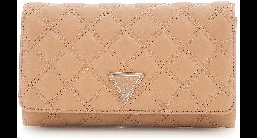 GUESS schoudertas Giully II Xbody Flap Organizer Beige Lichtbruin
