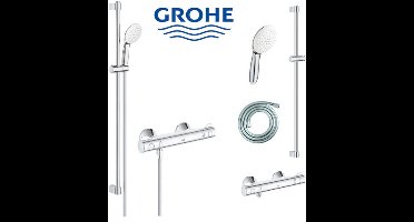 Grohe douchemengkraan Grohtherm800 thermostatische douchemengkraan douchestang handdouche