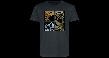 Jurassic Park Jurassic World - District Logo Heren T-shirt - zwart - XL
