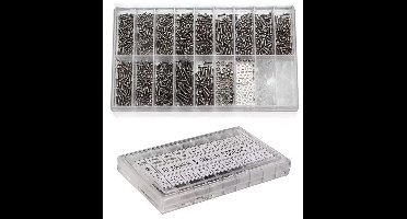 18-in-1 Glasses Repair Screw Kit | Precision Nose Pads, Spacer Caps & Frameless Screws for Eyeglass Adjustments & Maint