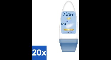 20 x Dove - Deodorant - Roll-on Talco - Subtiele en zachte geur - 50 ml - Dove Talco Roll-on - Talco Deodorant - Talco Roll-on - Talco Deodorant 50 Ml - Talco Roll-on 50 Ml