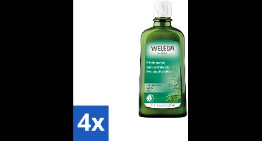 4 x WELEDA - Verkwikkingsbadmelk - Zilverspar - 200 ml - Zilverspar Badmelk - Ontspannend Bad - Verkwikkende Badmelk - Etherische Oliën - Aromatherapie